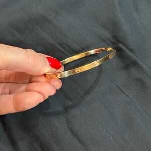 Gold Bangle Bracelet
